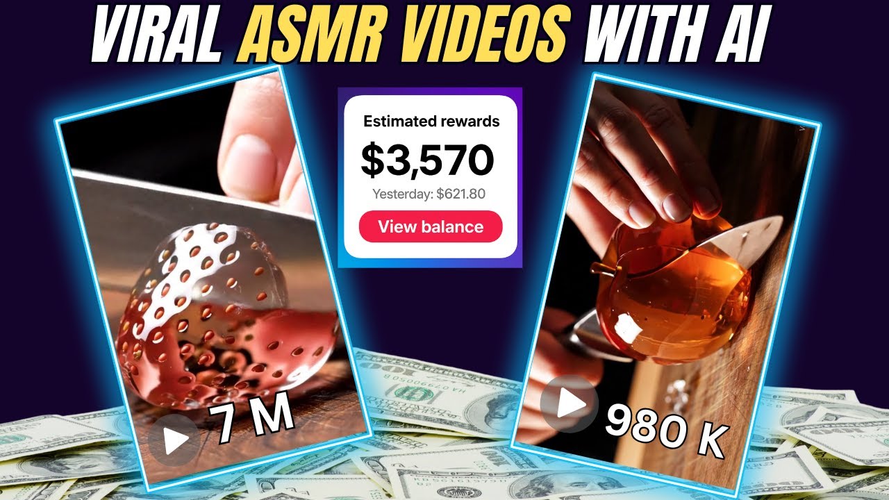 How to make viral AI ASMR videos for FREE
